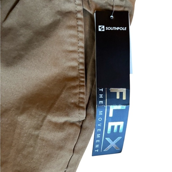 South Pole The Movement Flex Jogger Boys Sz 18/20 Tobacco Pockets Drawstring NWT - Picture 5 of 6